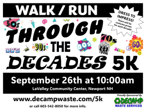 Through the Decades 5k homepage