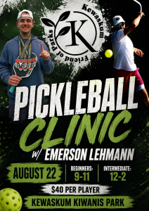 Kewaskum Friends of Parks: Pickleball Clinic with Emerson Lehmann homepage