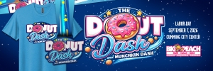 Labor Day Donut Dash 5k & Munchkin Run logo