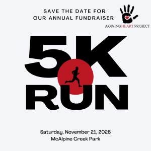A Giving Heart Project Inc Breaking Barriers 5k logo