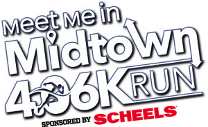 Meet me in Midtown 406 Run! logo