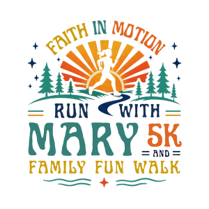Run with Mary 5K & Family Fun Walk logo