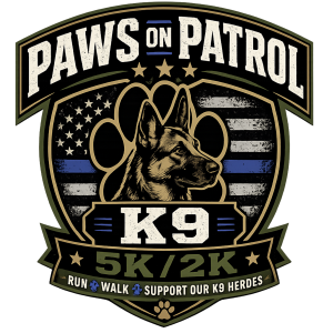 Paws On Patrol 5k logo