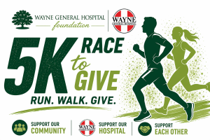 WGH FOUNDATION 5K RACE TO GIVE RUN/WALK logo