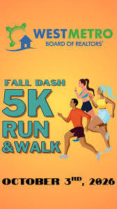 West Metro Board of REALTORS® Annual Fall Dash 5K Run|Walk homepage