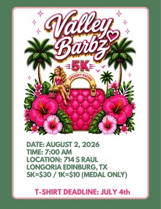 Valley Barbz 5K homepage