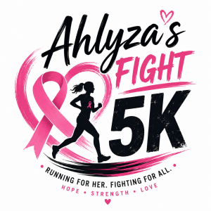 Ahlyza's Fight 5K logo