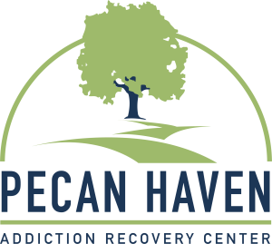 Escape the Darkness 5K presented by Pecan Haven  Addiction Recovery Center logo