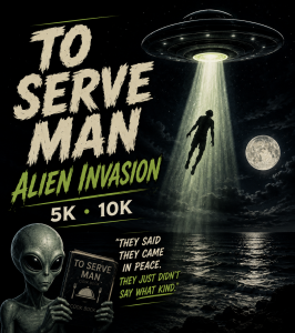 To Serve Man - Alien Invasion -5K 10K logo
