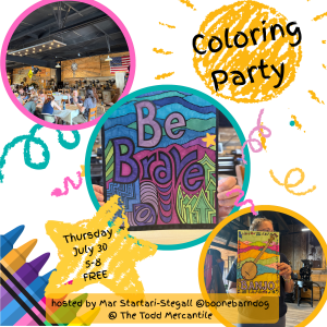 Coloring Party with Boone Barndog homepage