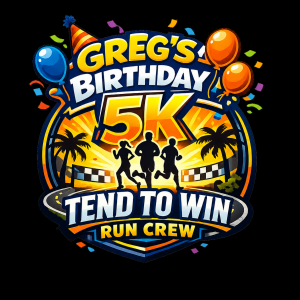 Greg’s birthday 5k homepage