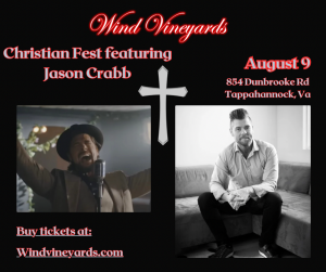 Christian Fest Featuring Jason Crabb at Wind Vineyards homepage