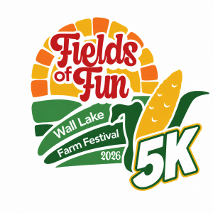 2026 Wall Lake Farm Fest 5K Fun Run logo