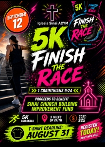 Finish the Race 5K logo