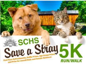 Save A Stray 5k logo