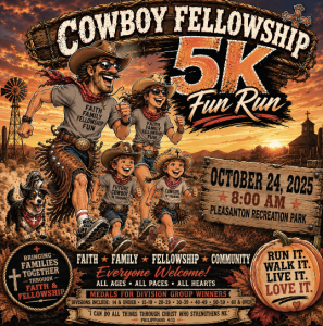 Cowboy Fellowship 5K Fun Run logo