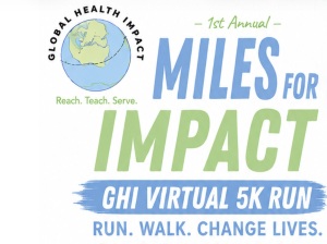 Miles for Impact GHI Virtual 5k homepage