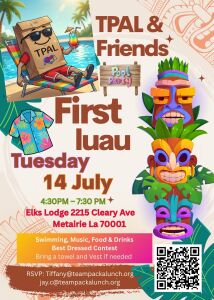 TPAL & Friends Summer luau homepage