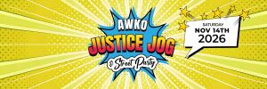AWKO Justice Jog 5K / Kids Fun Run logo
