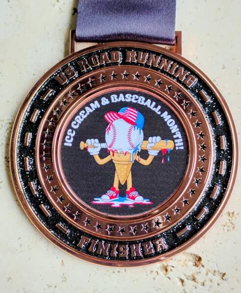 ICE CREAM & BASEBALL MONTH Virtual 5K, 10K, 13.1M, & 26.2M (July 2026)