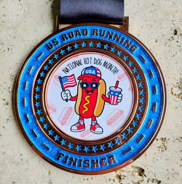 NATIONAL HOT DOG MONTH Virtual 5K, 10K, 13.1M, & 26.2M (July 2026)