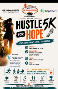 Hustle for Hope 5K Run logo