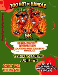 Too Hot To Handle 5k logo