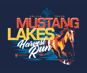 Mustang Lakes Harvest Run logo