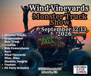 Fall Monster Truck Show at Wind Vineyards SML homepage