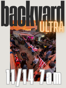 NO WAKE HASH HOUSE HARRIERS BACKYARD ULTRA