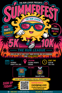 The Run League Presents: Summerfest 5k & 10k logo