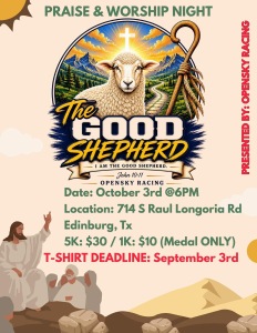 The Good Shepherd 5k homepage