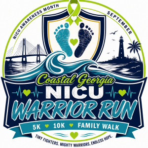 Coastal Georgia NICU Warrior Run logo
