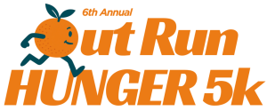6th annual Out Run Hunger 5k logo
