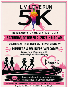 Liv, Love, Run 5k logo