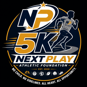 Next Play Athletic Foundation 5k homepage