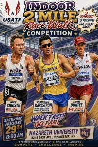 USATF Niagara Indoor  2 Mile Race Walk homepage