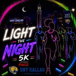 UNT DALLAS GLOW RUN logo