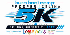 Burn Boot Camp Prosper | Celina 5k Run & 1 mile Family Fun Run logo