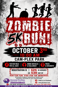 2026 Zombie 5K homepage