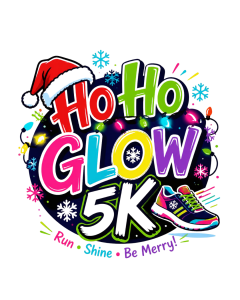 Ho Ho Glow 5K logo