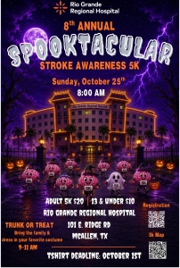 RGRH 8th Annual Spooktacular Stroke Awareness 5K logo