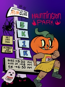 Hauntington Park 5K 2026 logo