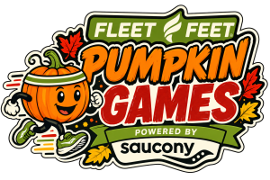 Fleet Feet Pumpkin Games powered by Saucony logo