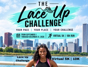 The Lace Up Challenge homepage