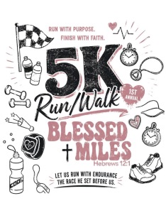 Blessed Miles 5K logo