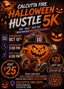 Calcutta Fire Halloween Hustle 5K & Walk