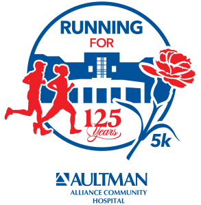 Running for 125 Years - Aultman Alliance 5K Run / Walk logo