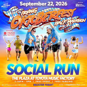 Irving Oktoberfest Half Marathon Social Run