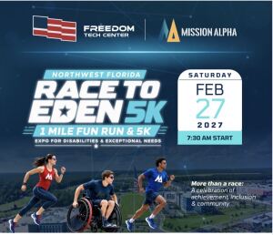Inaugural Race to Eden 5k Presented by Freedom Tech Center logo